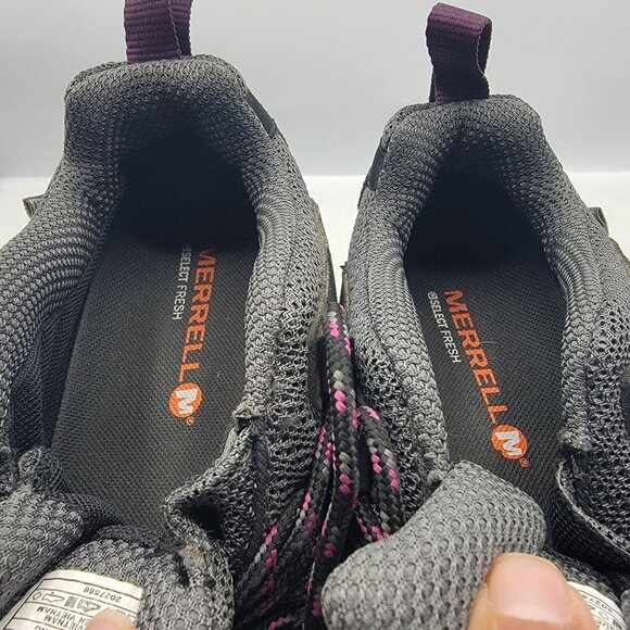 Merrell Siren Sport 2 Womens 6.5 Black Damson Purple Shoes Waterproof J48872 - Picture 9 of 12